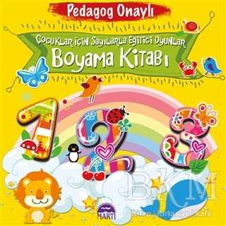 Çocuklar İçin Sayılarla Eğitici Oyunlar Boyama Kitabı