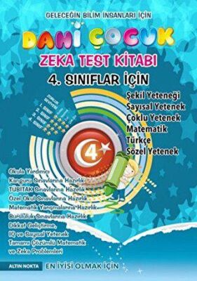 Dahi Çocuk Zeka ve Test Kitabı 4. Sınıflar İçin