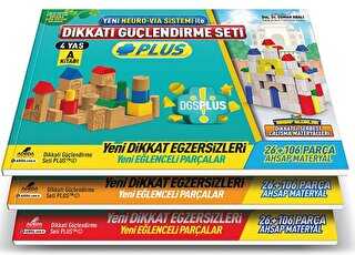 Dikkati Güçlendirme Seti Plus 3 Kitap Materyalsiz - 4 Yaş kapağı