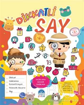 Dikkatli Say kapağı