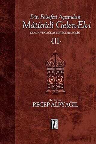 Din Felsefesi Açısından Maturidi Gelen-Ek-i 3