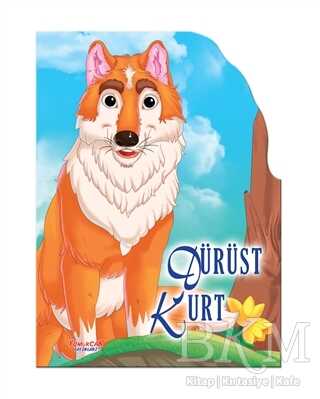 Dürüst Kurt - Şekilli Kitaplar kapağı