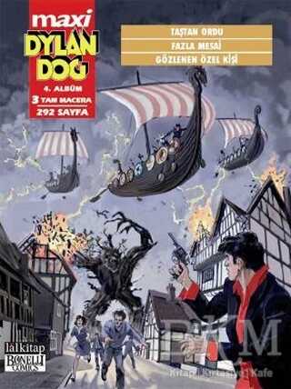 Dylan Dog Maxi Albüm 4 - Taştan Ordu kapağı