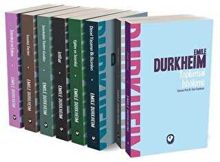Emile Durkheim Seti 8 Kitap Takım kapağı