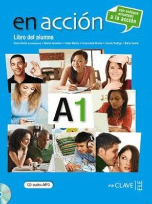 En Accion A1 Libro del Alumno Ders Kitabı +Audio Descargable İspanyolca Temel Seviye