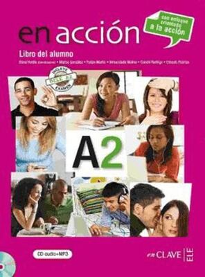 En Accion A2 Libro del Alumno Ders Kitabı +Audio Descargable İspanyolca Orta-Alt Seviye