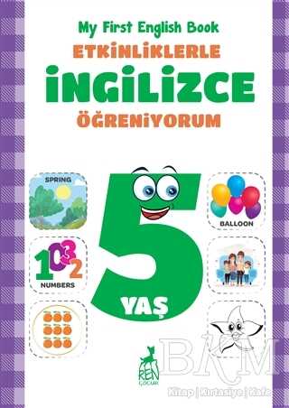 Etkinliklerle İngilizce Öğreniyorum 5 Yaş kapağı