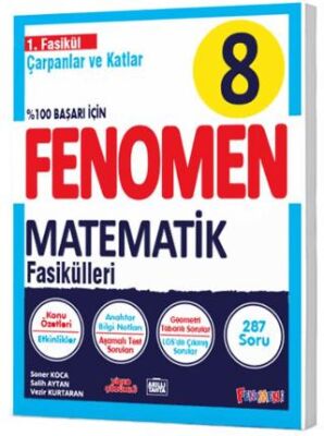 8. Sınıf Matematik Fenomen Çapanlar ve Katlar 1. Fasikül kapağı