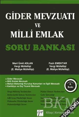 Gider Mevzuatı ve Milli Emlak Soru Bankası