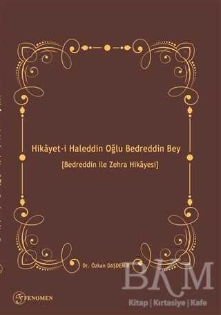 Hikayet-i Haleddin Oğlu Bedreddin Bey kapağı