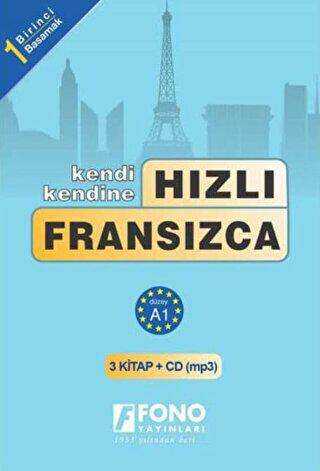 Hızlı Fransızca 1. Basamak 3 Kitap + 3 CD