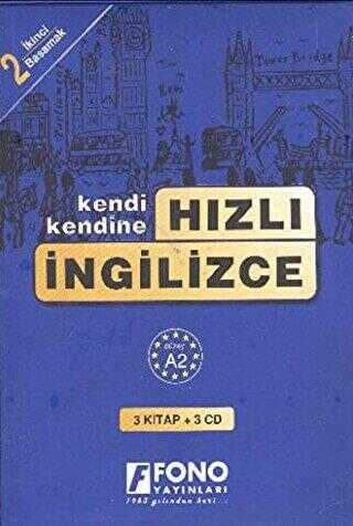 Hızlı İngilizce 2. Basamak 3 kitap + 3 CD