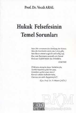 Hukuk Felsefesinin Temel Sorunları kapağı