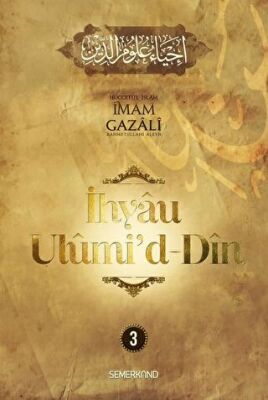 İhyau Ulumi`d-Din 3. Cilt kapağı