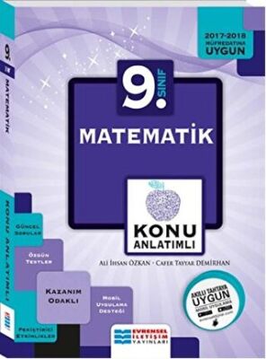 9. Sınıf Matematik 1-2 Konu Anlatımlı 2 Kitap Takım