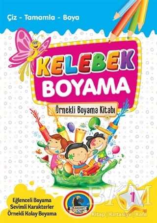 Kelebek Boyama Kitabı 8 Kitap Takım kapağı