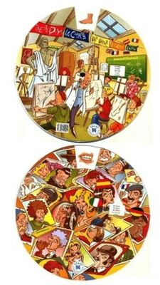 Kelime Çarkı - İnsan Vücudu ve Yüzü İngilizce, İspanyolca, Almanca, Fransızca, İtalyanca