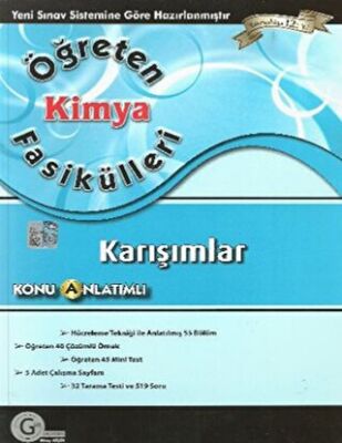 Öğreten Kimya Fasikülleri Karışımlar Konu Anlatımlı kapağı
