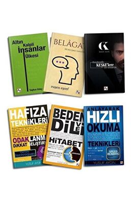 Kişisel Gelişim Seti 6 Kitap Takım kapağı