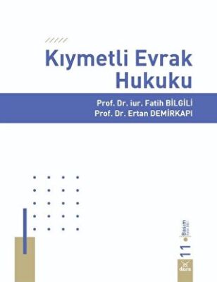 Kıymetli Evrak Hukuku kapağı