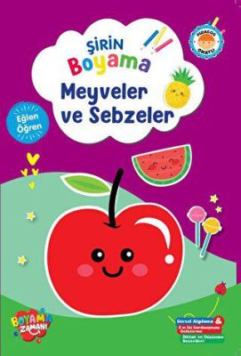 Şirin Boyama - Meyveler ve Sebzeler kapağı