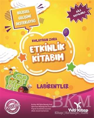 Kolaydan Zora Etkinlik Kitabım - Labirentler kapağı