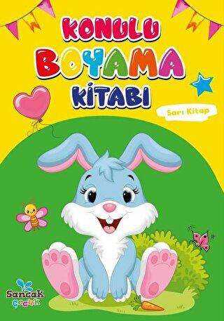 Konulu Boyama Kitabı - Sarı Kitap kapağı