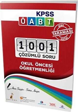 2020 KPSS ÖABT Okul Öncesi Öğretmenliği Alan Taraması Serisi 1001 Çözümlü Soru