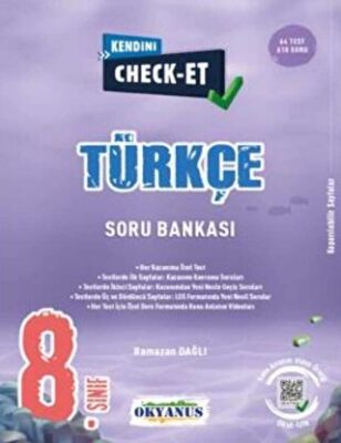 LGS 8. Sınıf Kendini Check - Et Türkçe Soru Bankası kapağı