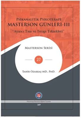 Masterson Günleri 3 - Psikanalitik Psikoterapi kapağı