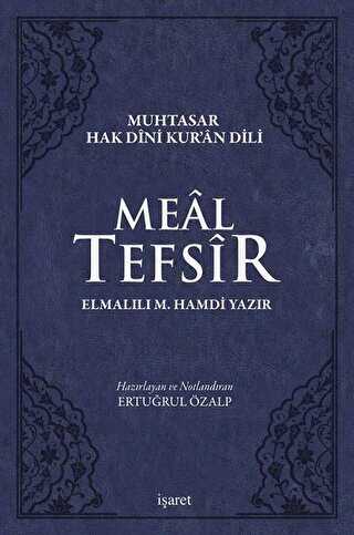 Meal Tefsir - Muhtasar Hak Dini Kur’an Dili Mavi Renkte