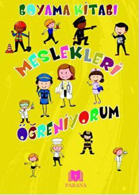 Meslekleri Öğreniyorum Boyama Kitabı kapağı