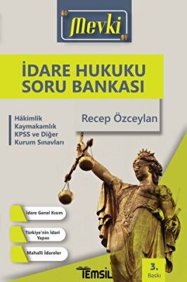 Mevki - İdare Hukuku Tamamı Çözümlü Soru Bankası kapağı