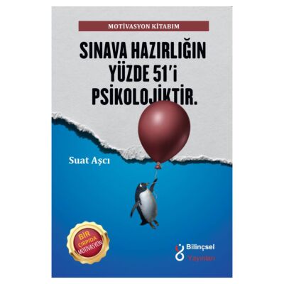 Motivasyon Kitabım - Sınava Hazırlığın Yüzde 51`i Psikolojiktir kapağı
