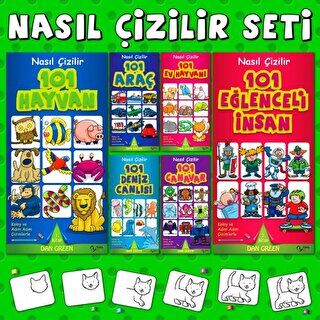 Nasıl Çizilir Seti 6 Kitap Takım