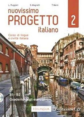 Nuovissimo Progetto Italiano 2 Quaderno Degli Esercizi+Cd Audio kapağı