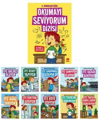 Okumayı Seviyorum Seti - 10 Kitap Takım kapağı