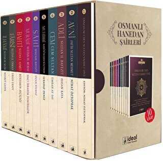 Osmanlı Hanedan Şairleri 10 Kitap Kutulu Set kapağı