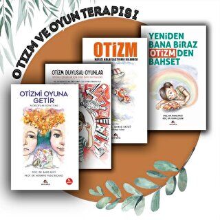 Otizm ve Oyun Terapisi Uygulama Seti 4 Kitap kapağı