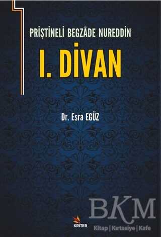 Priştineli Begazade Nureddin 1. Divan kapağı