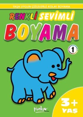 Renkli Sevimli Boyama 1 3+ Yaş kapağı