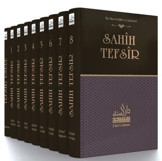Sahih Tefsir 8 Cilt Takım - Kur`an-ı Kerim Tefsiri Sıvama Cilt - Kutulu