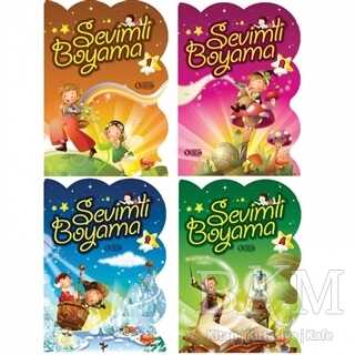 Sevimli Boyama 4 Kitap Takım kapağı