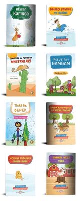 Sevimli Hayvanlar Hikaye Seti 8 Kitap Takım kapağı