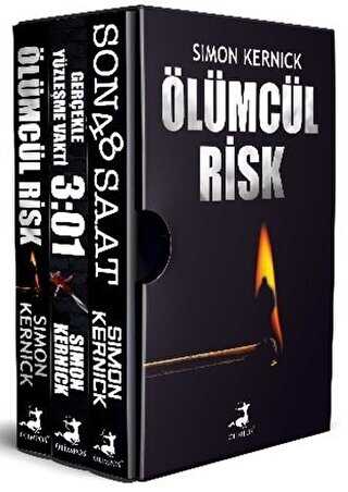 Simon Kernick Seti - Geri Sayım Başladı 3 Kitap Takım kapağı