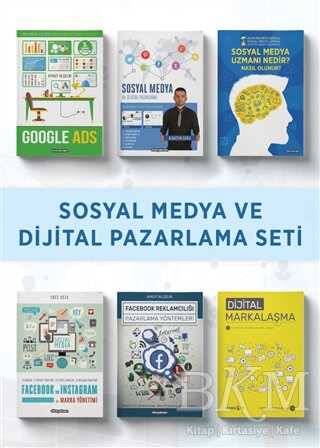 Sosyal Medya ve Dijital Pazarlama Seti 6 Kitap Takım kapağı