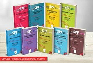 Pelikan Tıp Teknik Yayıncılık SPK - SPF Sermaye Piyasası Faaliyetleri Düzey 2 Lisansı Seti 9 Kitap Takım