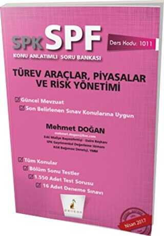 SPK - SPF Türev Araçlar, Piyasalar ve Risk Yönetimi Konu Anlatımlı Soru Bankası