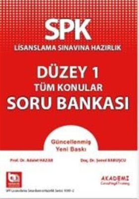 SPK Lisanslama Sınavına Hazırlık Düzey 1 - Tüm Konular Soru Bankası
