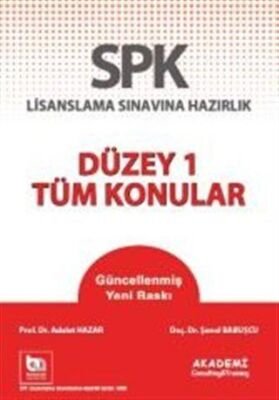 Akademi Consulting Training SPK Lisanslama Sınavına Hazırlık Düzey 1 - Tüm Konular